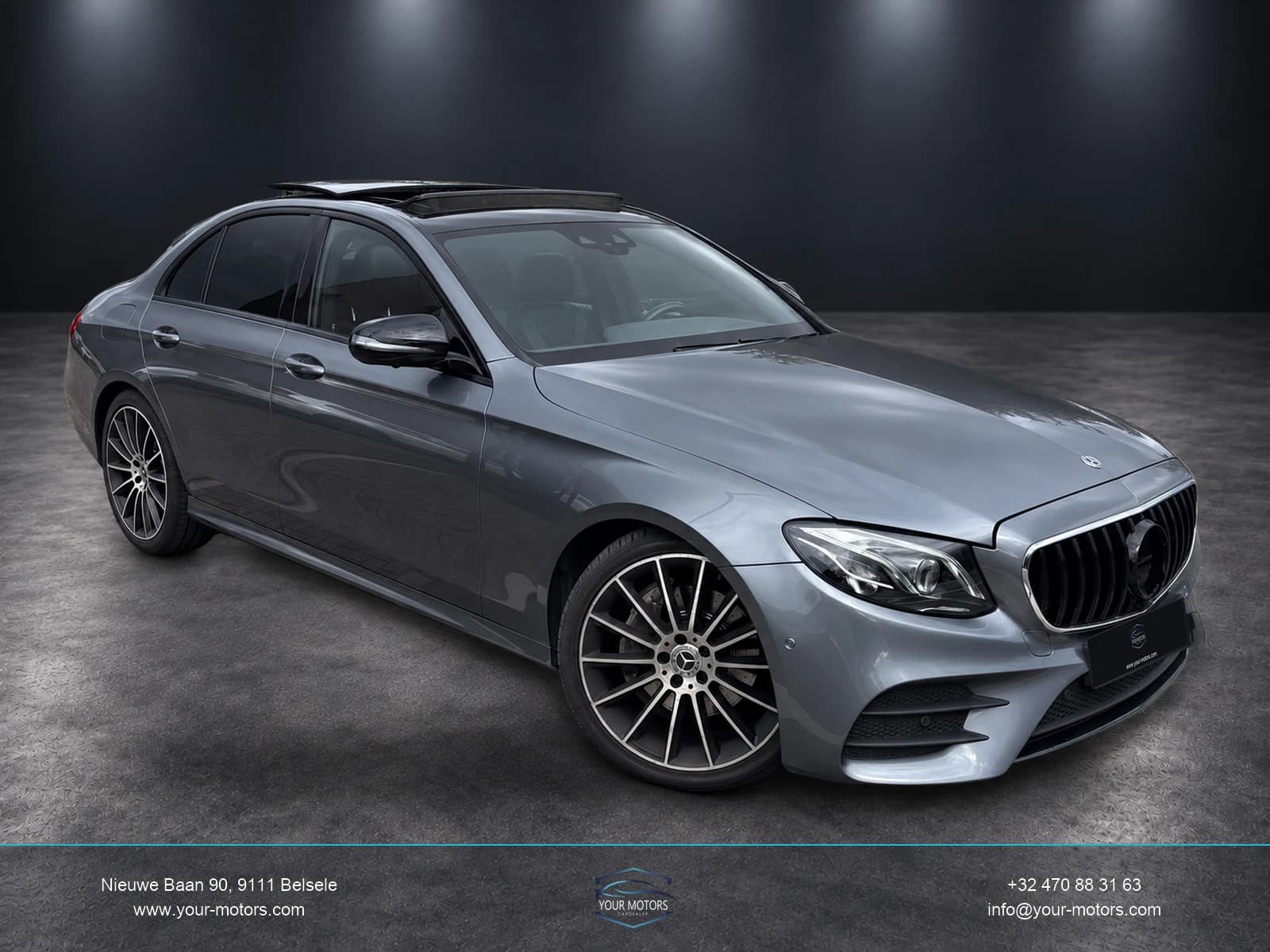 Mercedes-Benz E 200 2.0 200d Exclusive 9G-Tronic 2019 tweedehands te koop — YOUR MOTORS Sint-Niklaas