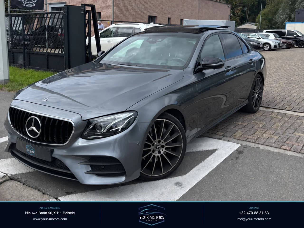 Mercedes-Benz E 200 200d Exclusive 9G-Tronic AMG/// 2019 tweedehands te koop — YOUR MOTORS Sint-Niklaas